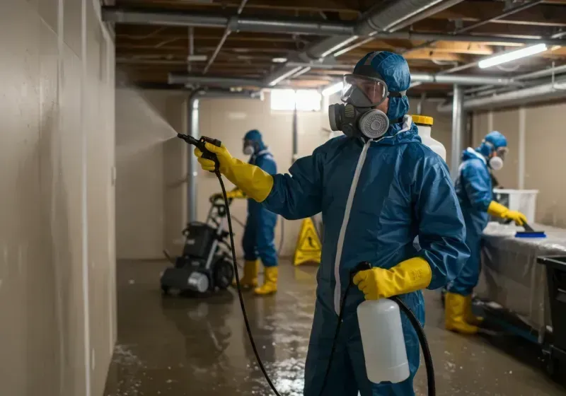 Basement Sanitization and Antimicrobial Treatment process in Haskell, TX